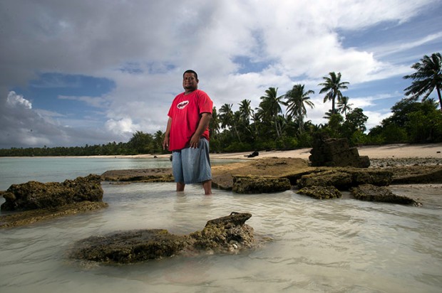 Sea level rising threaten Pacific Islands